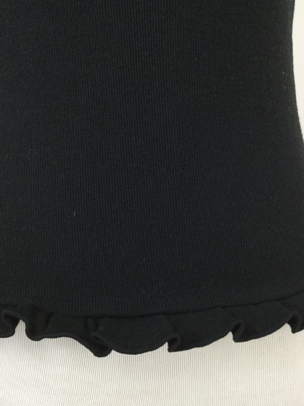 Primavely Corset-Back Black Ribbed Tank Top - Picture 4 of 8